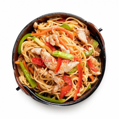 Доставка лапши рисовой с курицей и овощами в г. Москва
